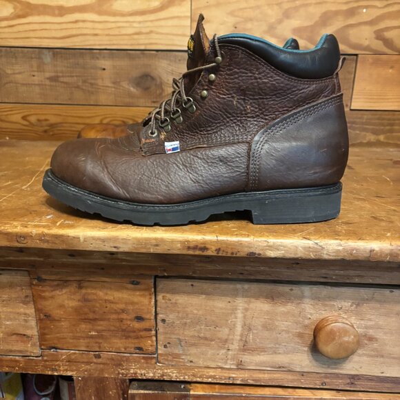 Size 15 Carolina Steel Toed Leather Workboots - Picture 2 of 7